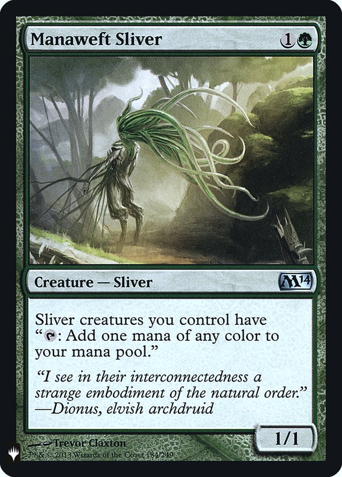 Manaweft Sliver [Mystery Booster] | Odin's Place