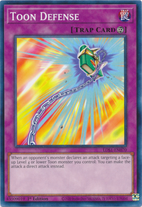 Toon Defense [LDS1-EN070] Common | Odin's Place