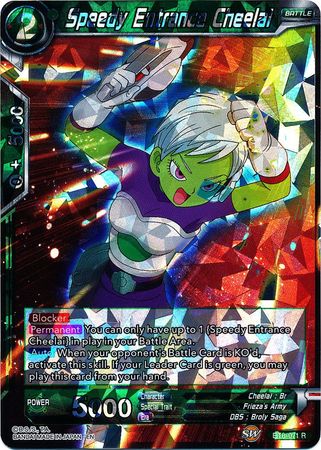 Speedy Entrance Cheelai (BT6-071) [Destroyer Kings] | Odin's Place