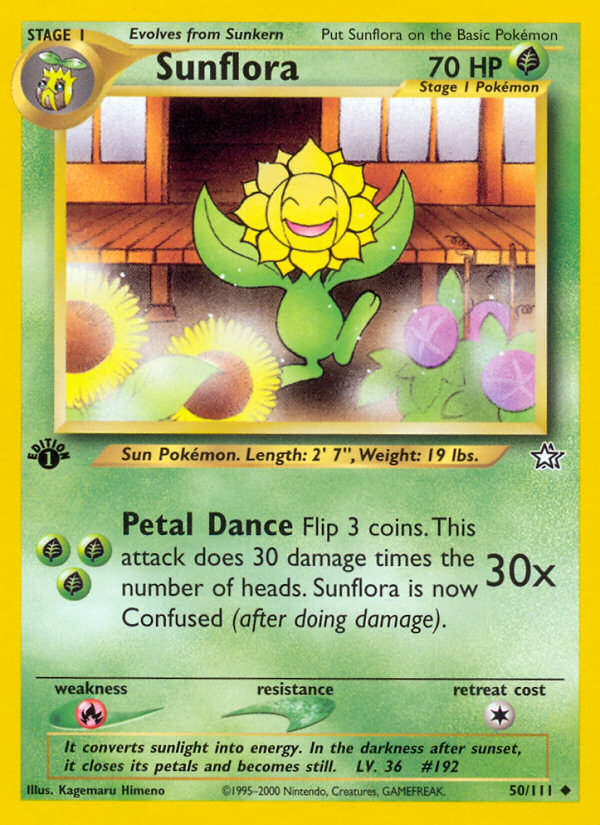 Sunflora (50/111) [Neo Genesis 1st Edition] | Odin's Place
