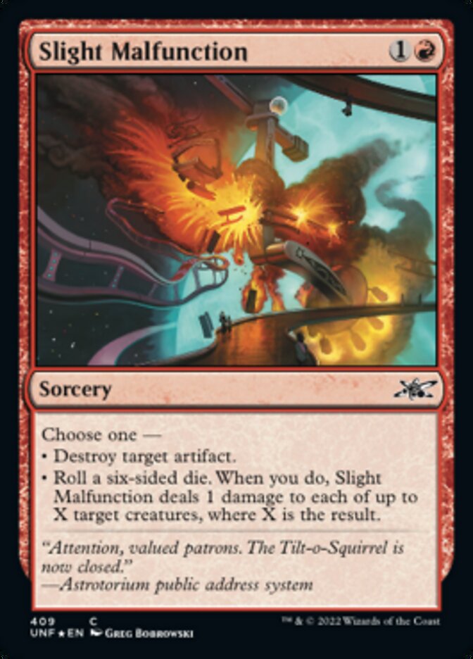 Slight Malfunction (Galaxy Foil) [Unfinity] | Odin's Place