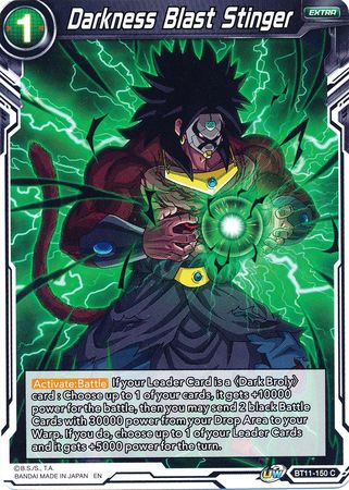 Darkness Blast Stinger (BT11-150) [Vermilion Bloodline] | Odin's Place