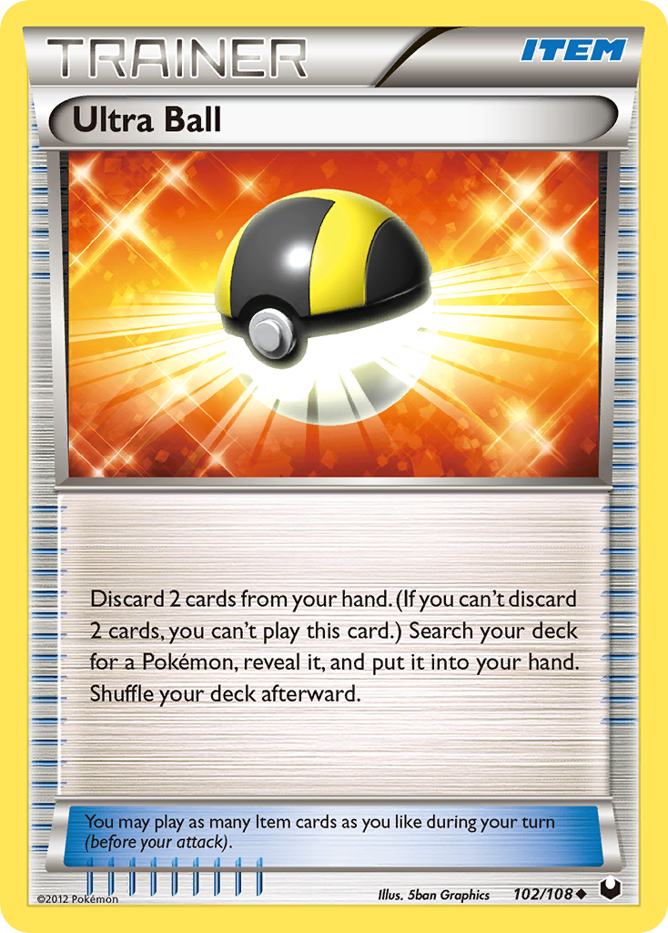 Ultra Ball (102/108) [Black & White: Dark Explorers] | Odin's Place