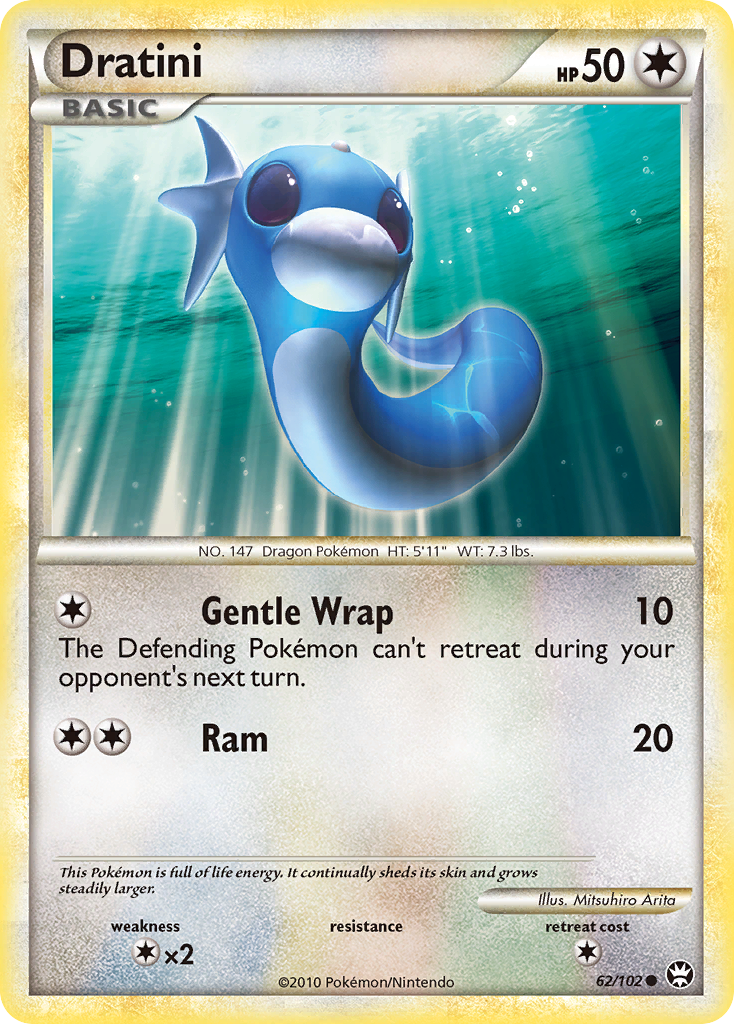 Dratini (62/102) [HeartGold & SoulSilver: Triumphant] | Odin's Place