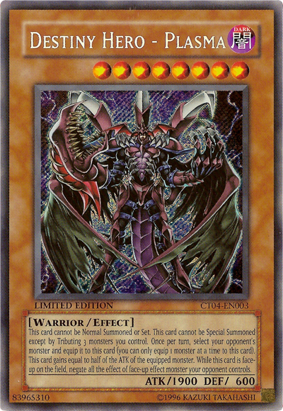 Destiny Hero - Plasma [CT04-EN003] Secret Rare | Odin's Place