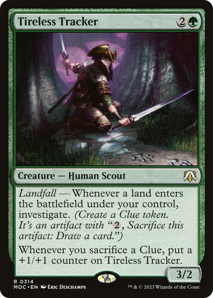 Tireless Tracker [March of the Machine Commander] | Odin's Place