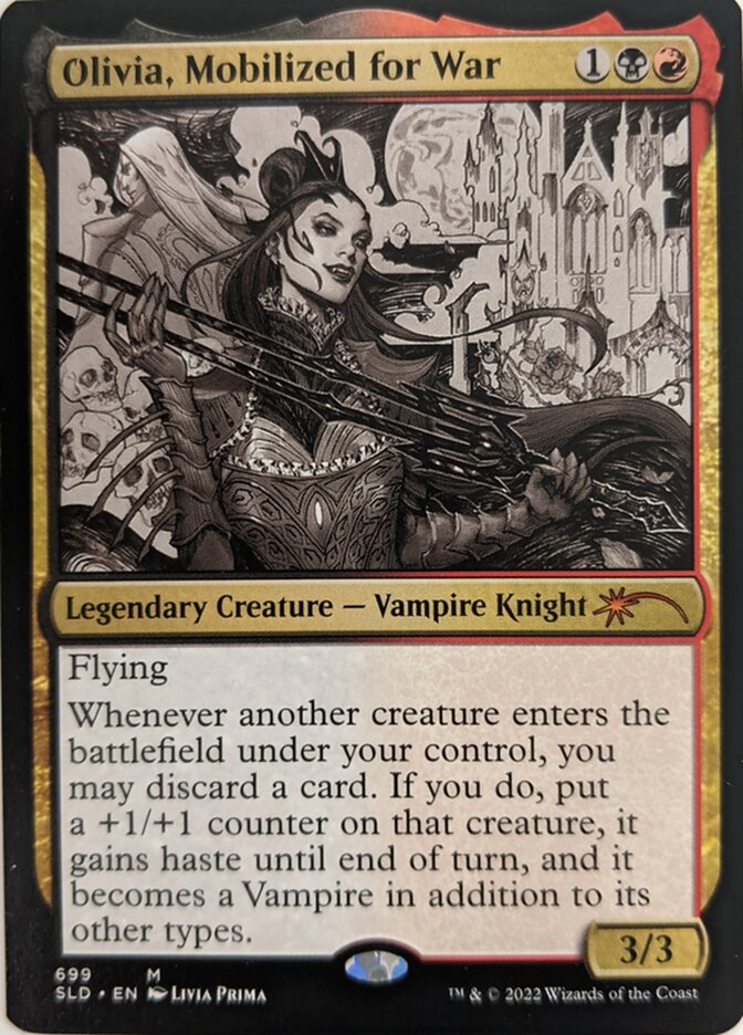 Olivia, Mobilized for War (Sketch) [Secret Lair Drop Promos] | Odin's Place
