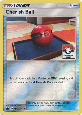 Cherish Ball (191a/236) (League Promo) [Sun & Moon: Unified Minds] | Odin's Place