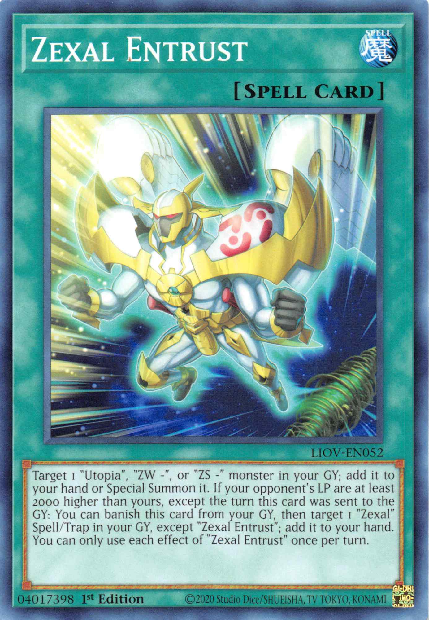 Zexal Entrust [LIOV-EN052] Common | Odin's Place