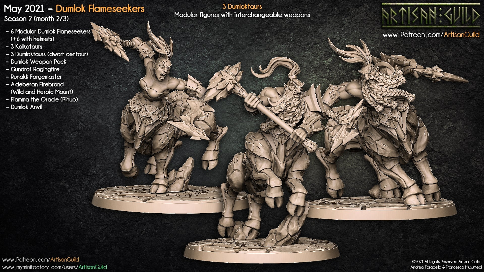 Dragon's Lair Printed Mini: Dumlok Flameseekers Set | Odin's Place