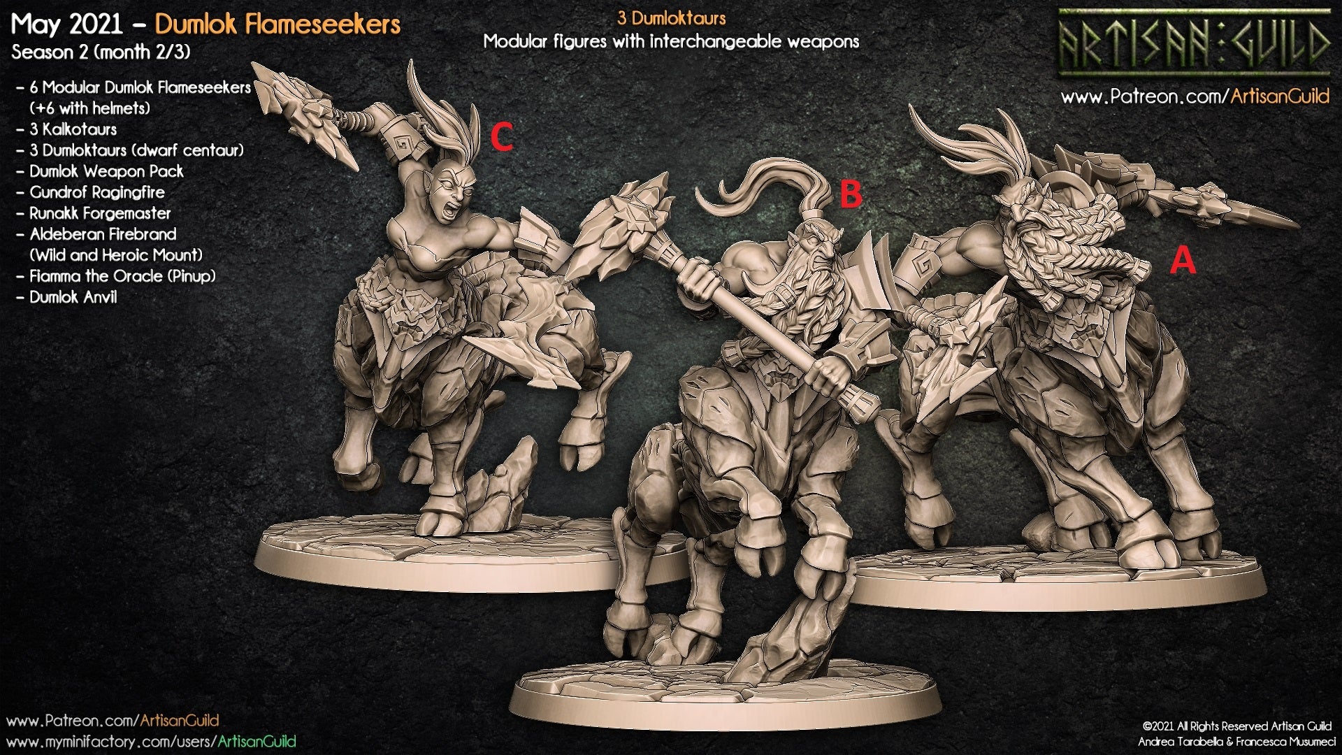Dragon's Lair Printed Mini: Dumlok Flameseekers Set | Odin's Place