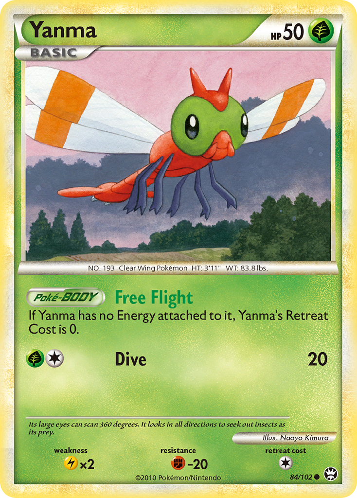 Yanma (84/102) [HeartGold & SoulSilver: Triumphant] | Odin's Place