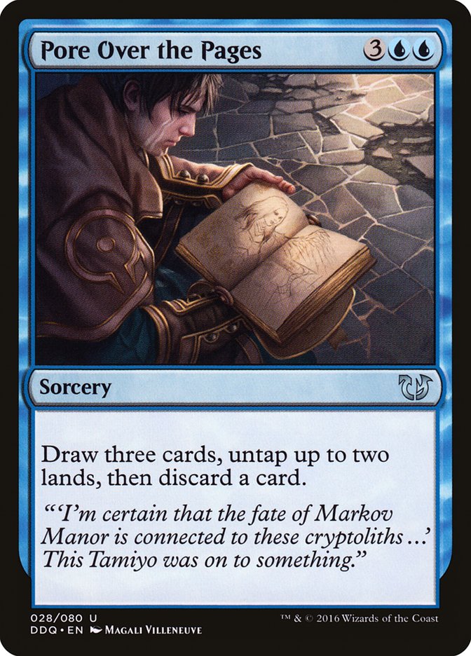 Pore Over the Pages (28) [Duel Decks: Blessed vs. Cursed] | Odin's Place