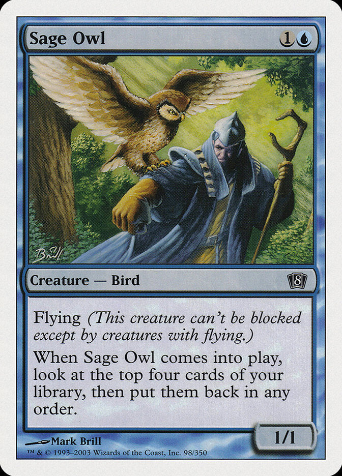 Sage Owl (98) [Eighth Edition] | Odin's Place