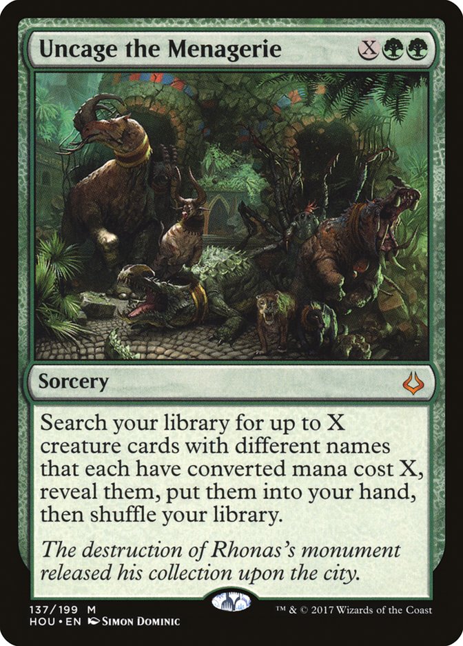 Uncage the Menagerie (137) [Hour of Devastation] | Odin's Place