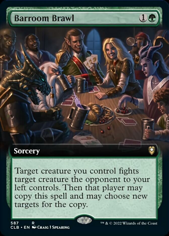 Barroom Brawl (Extended Art) [Commander Legends: Battle for Baldur's Gate] | Odin's Place