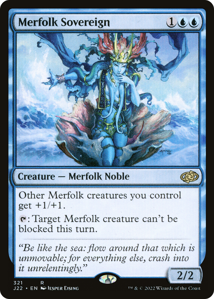 Merfolk Sovereign [Jumpstart 2022] | Odin's Place