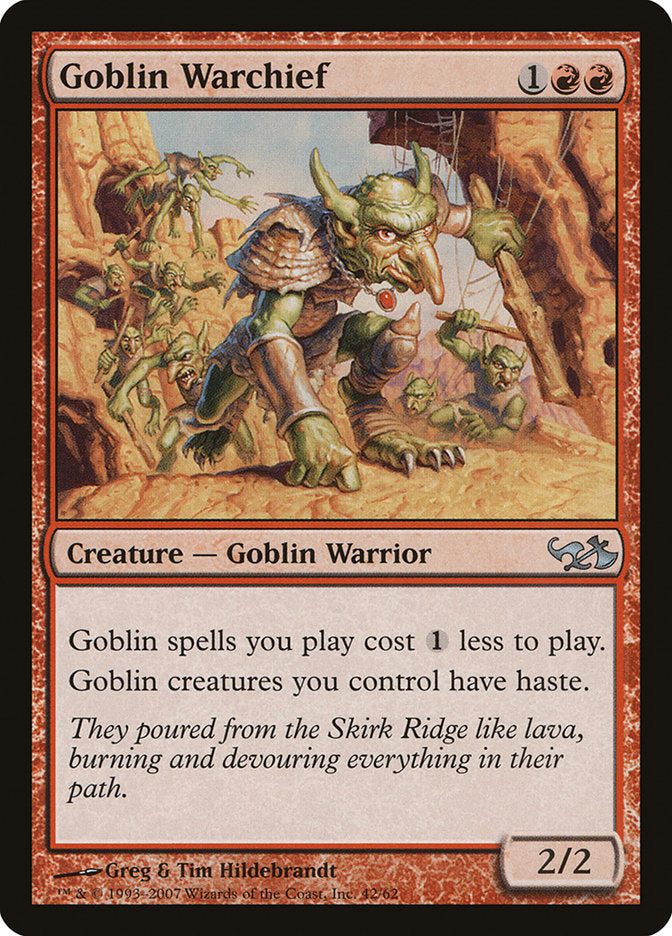 Goblin Warchief (42) [Duel Decks: Elves vs. Goblins] | Odin's Place