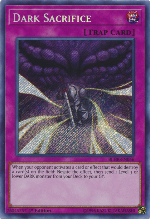 Dark Sacrifice [BLHR-EN056] Secret Rare | Odin's Place
