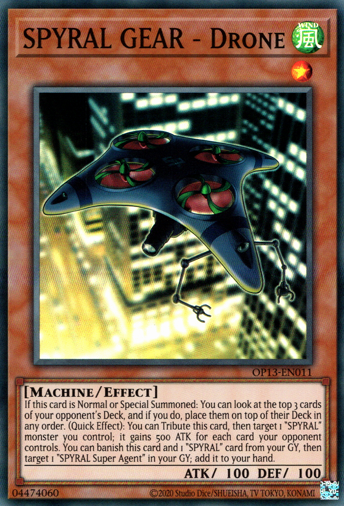 SPYRAL GEAR - Drone [OP13-EN011] Super Rare | Odin's Place