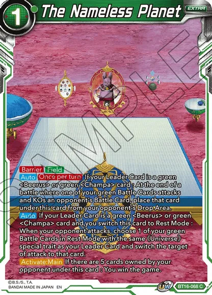 The Nameless Planet (BT16-068) [Realm of the Gods] | Odin's Place