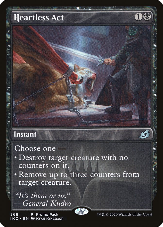 Heartless Act (Promo Pack) [Ikoria: Lair of Behemoths Promos] | Odin's Place