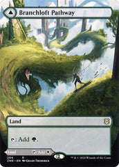 Branchloft Pathway // Boulderloft Pathway (Borderless Alternate Art) [Zendikar Rising] | Odin's Place