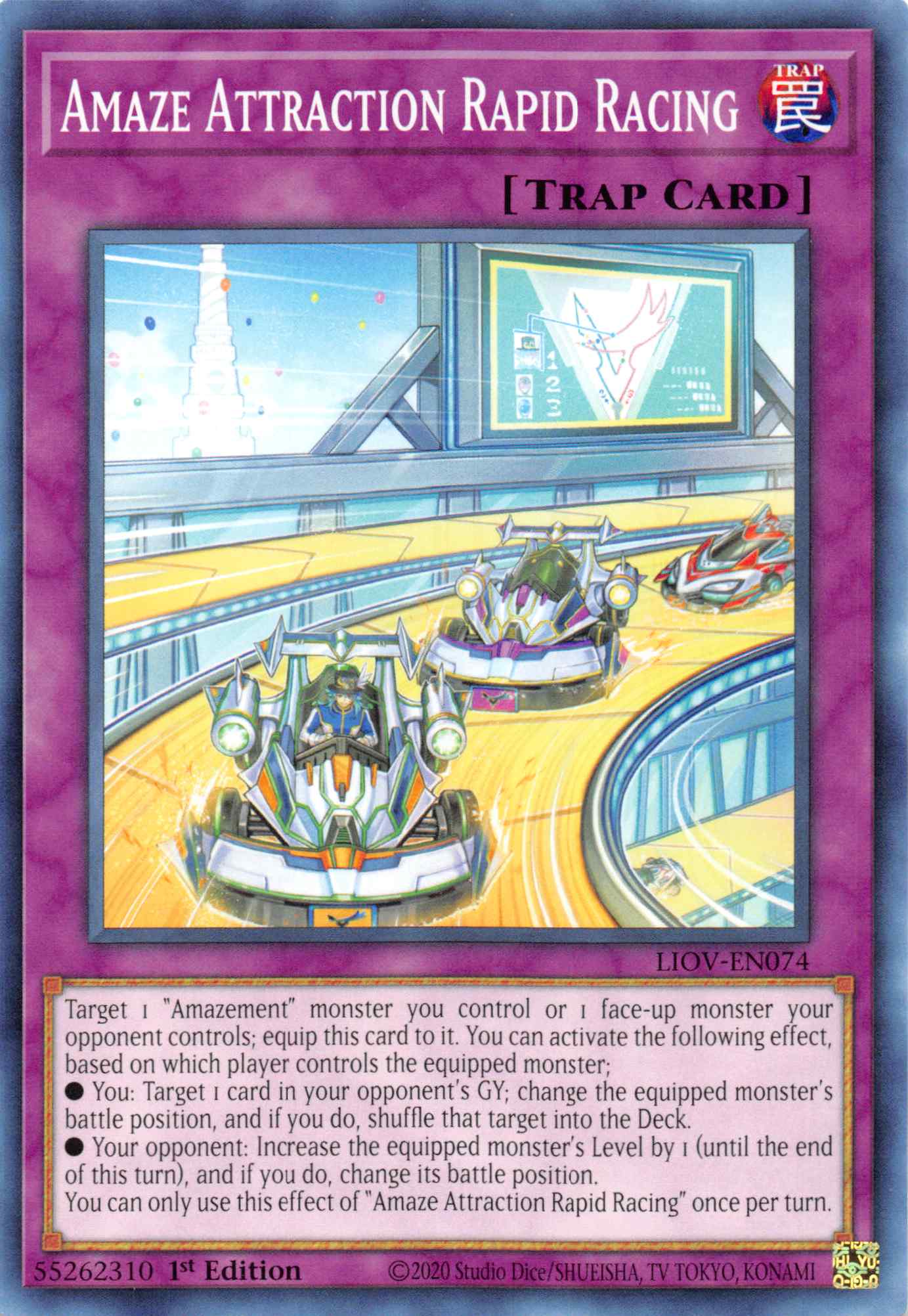 Amaze Attraction Rapid Racing [LIOV-EN074] Common | Odin's Place