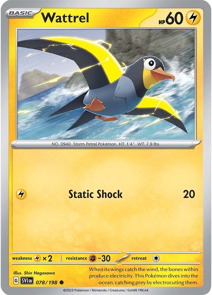 Wattrel (078/198) [Scarlet & Violet: Base Set] | Odin's Place