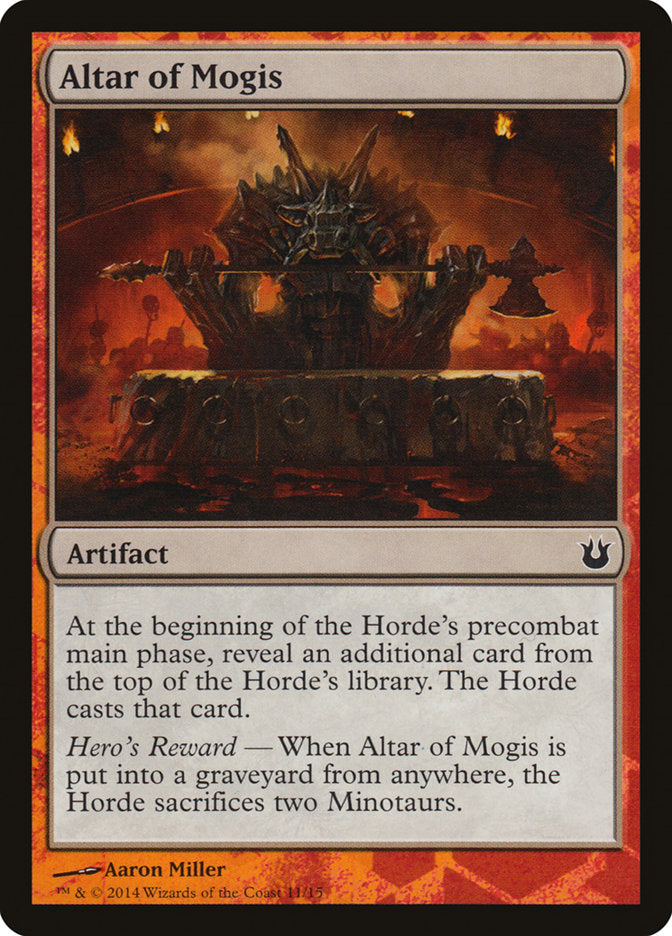Altar of Mogis [Born of the Gods Battle the Horde] | Odin's Place