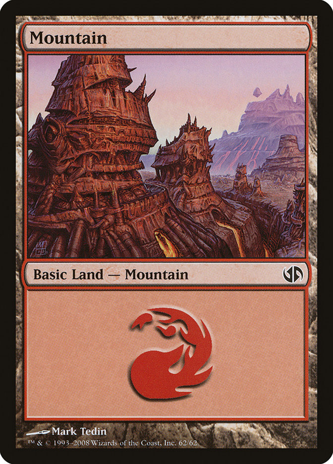Mountain (62) [Duel Decks: Jace vs. Chandra] | Odin's Place