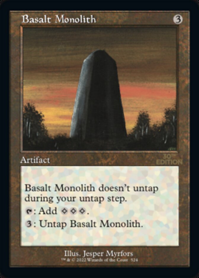 Basalt Monolith (Retro) [30th Anniversary Edition] | Odin's Place