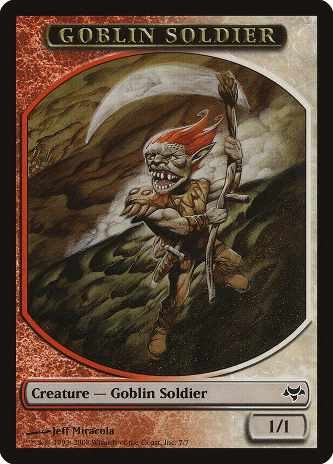 Goblin Soldier Token (7) [Eventide Tokens] | Odin's Place