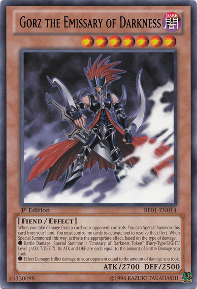 Gorz the Emissary of Darkness [BP01-EN014] Rare | Odin's Place