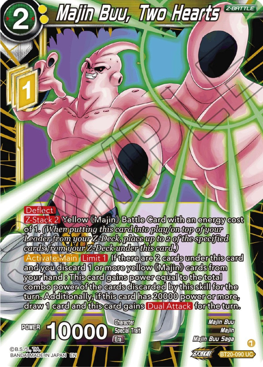 Majin Buu, Two Hearts (BT20-090) [Power Absorbed] | Odin's Place