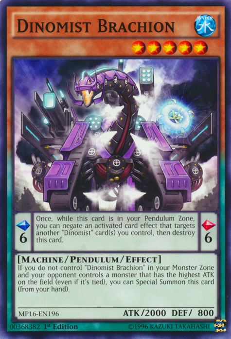 Dinomist Brachion [MP16-EN196] Common | Odin's Place