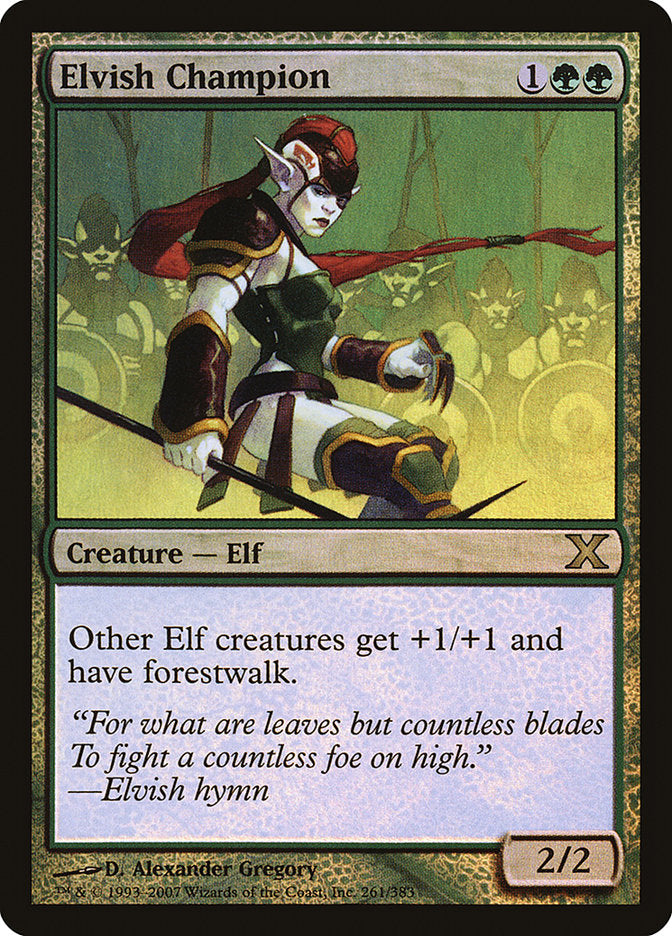 Elvish Champion (Premium Foil) [Tenth Edition] | Odin's Place