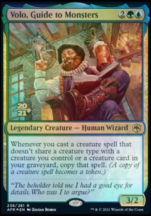 Volo, Guide to Monsters [Dungeons & Dragons: Adventures in the Forgotten Realms Prerelease Promos] | Odin's Place