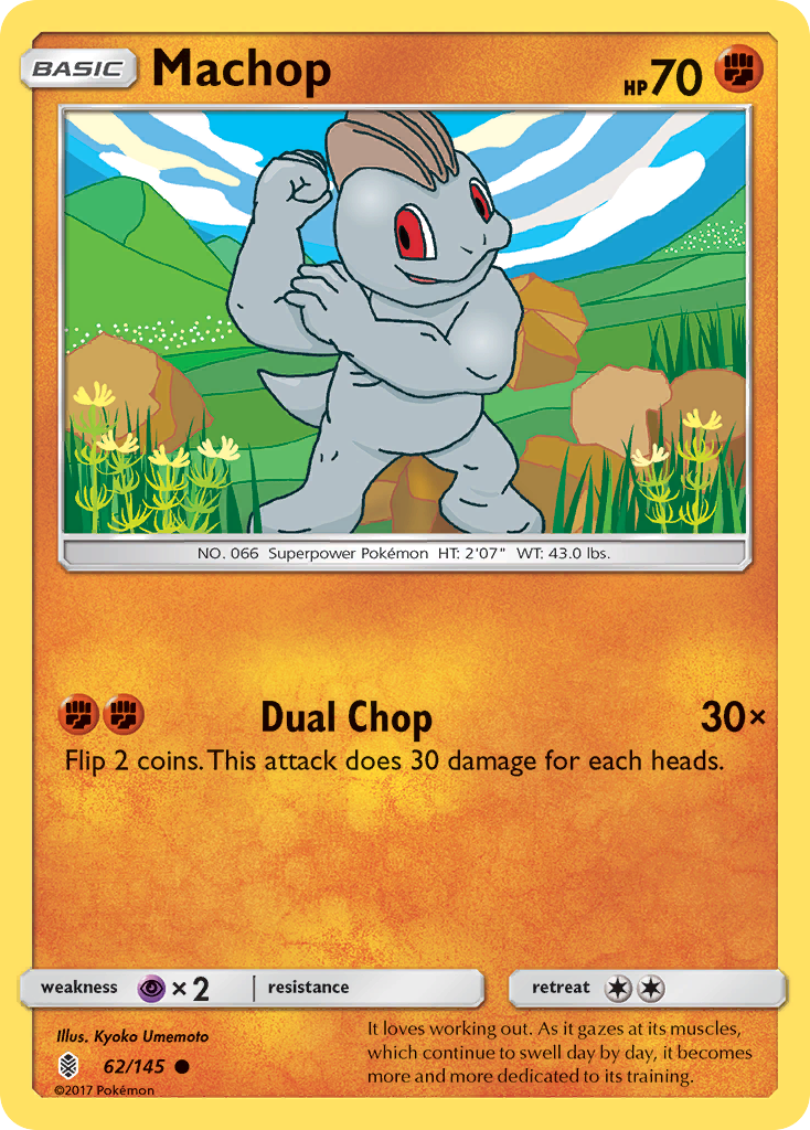 Machop (62/145) [Sun & Moon: Guardians Rising] | Odin's Place