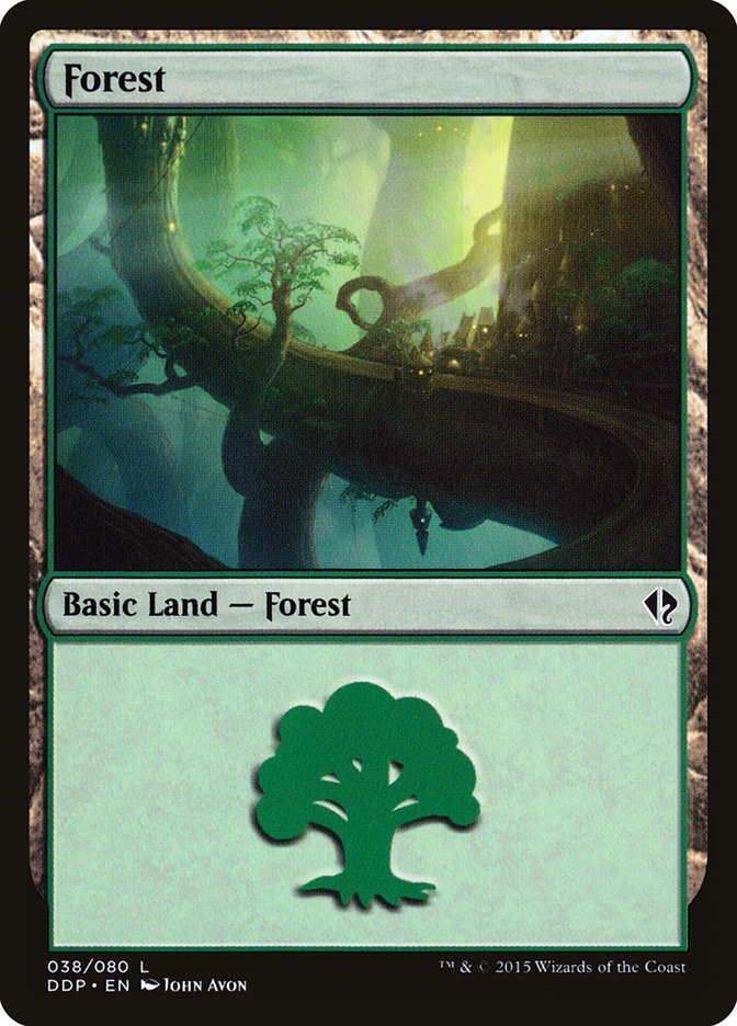 Forest (38) [Duel Decks: Zendikar vs. Eldrazi] | Odin's Place