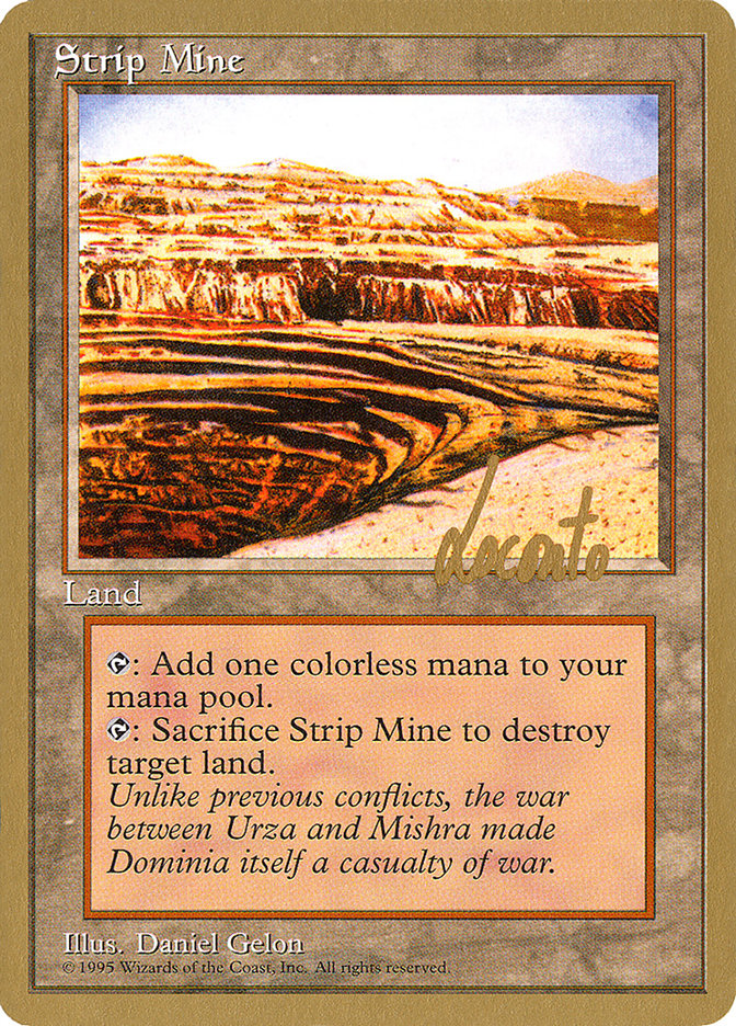 Strip Mine (Michael Loconto) [Pro Tour Collector Set] | Odin's Place