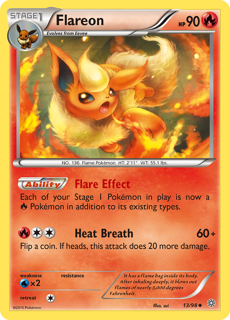 Flareon (13/98) [XY: Ancient Origins] | Odin's Place