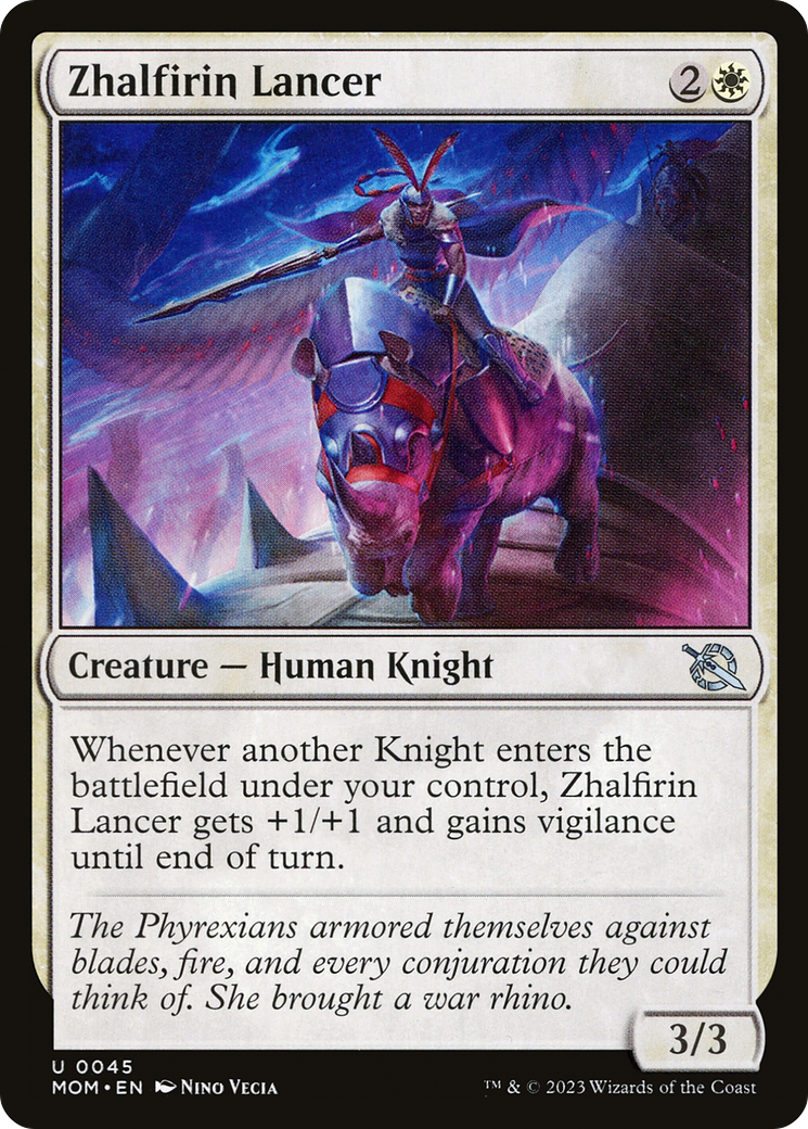 Zhalfirin Lancer [March of the Machine] | Odin's Place