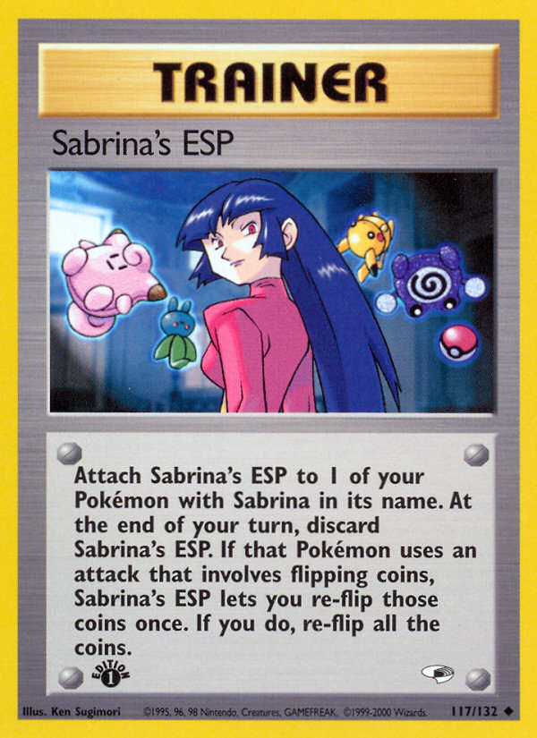 Sabrina's ESP (117/132) [Gym Heroes 1st Edition] | Odin's Place