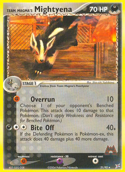 Team Magma's Mightyena (21/95) [EX: Team Magma vs Team Aqua] | Odin's Place