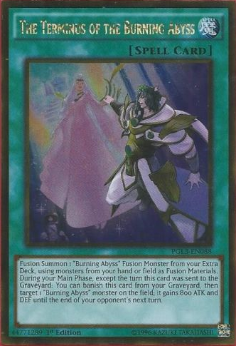 The Terminus of the Burning Abyss [PGL3-EN088] Gold Rare | Odin's Place
