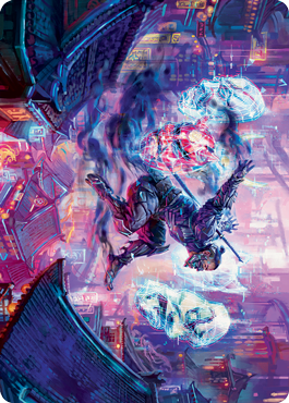 Thousand-Faced Shadow Art Card [Kamigawa: Neon Dynasty Art Series] | Odin's Place