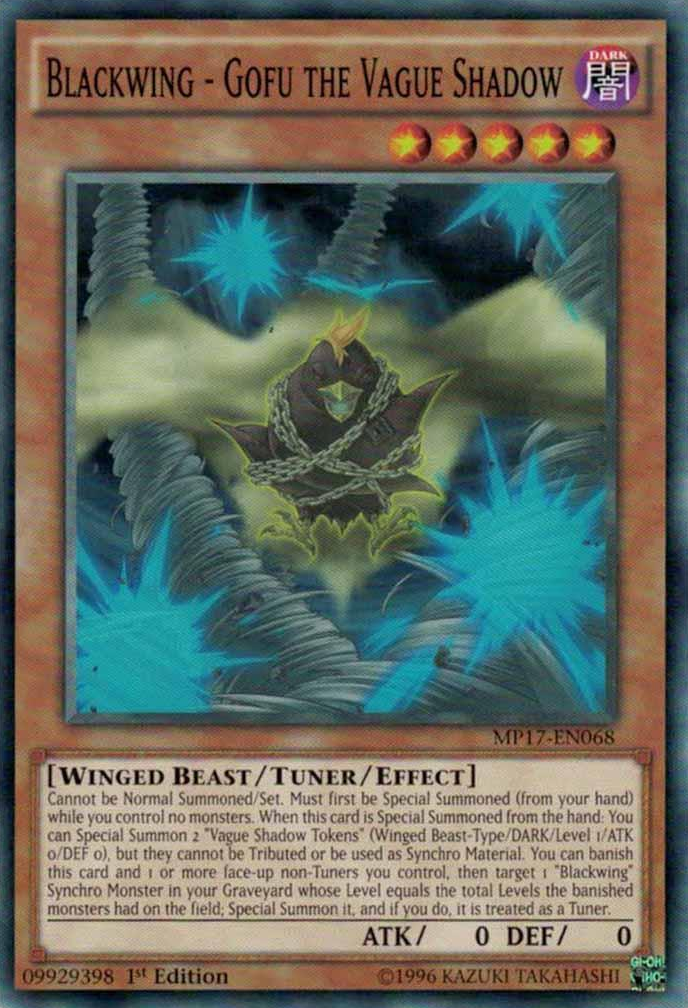 Blackwing - Gofu the Vague Shadow [MP17-EN068] Common | Odin's Place
