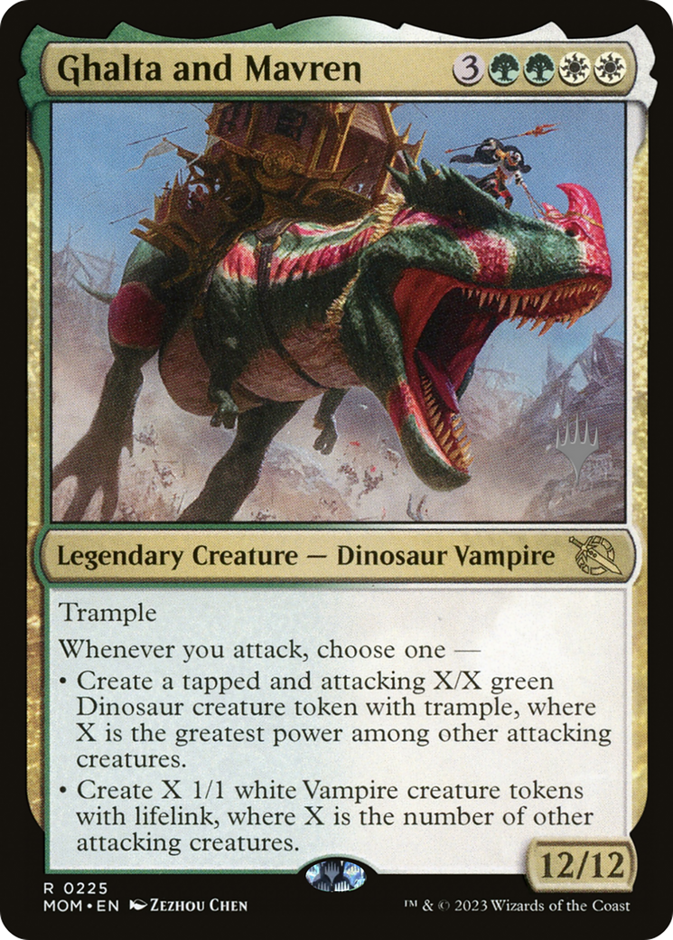 Ghalta and Mavren (Promo Pack) [March of the Machine Promos] | Odin's Place