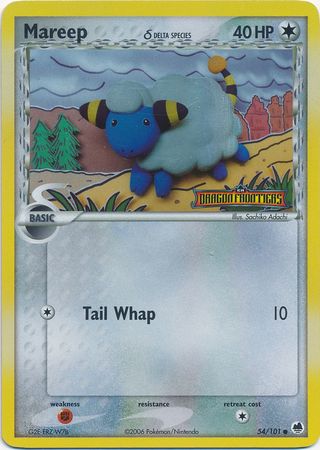 Mareep (54/101) (Delta Species) (Stamped) [EX: Dragon Frontiers] | Odin's Place